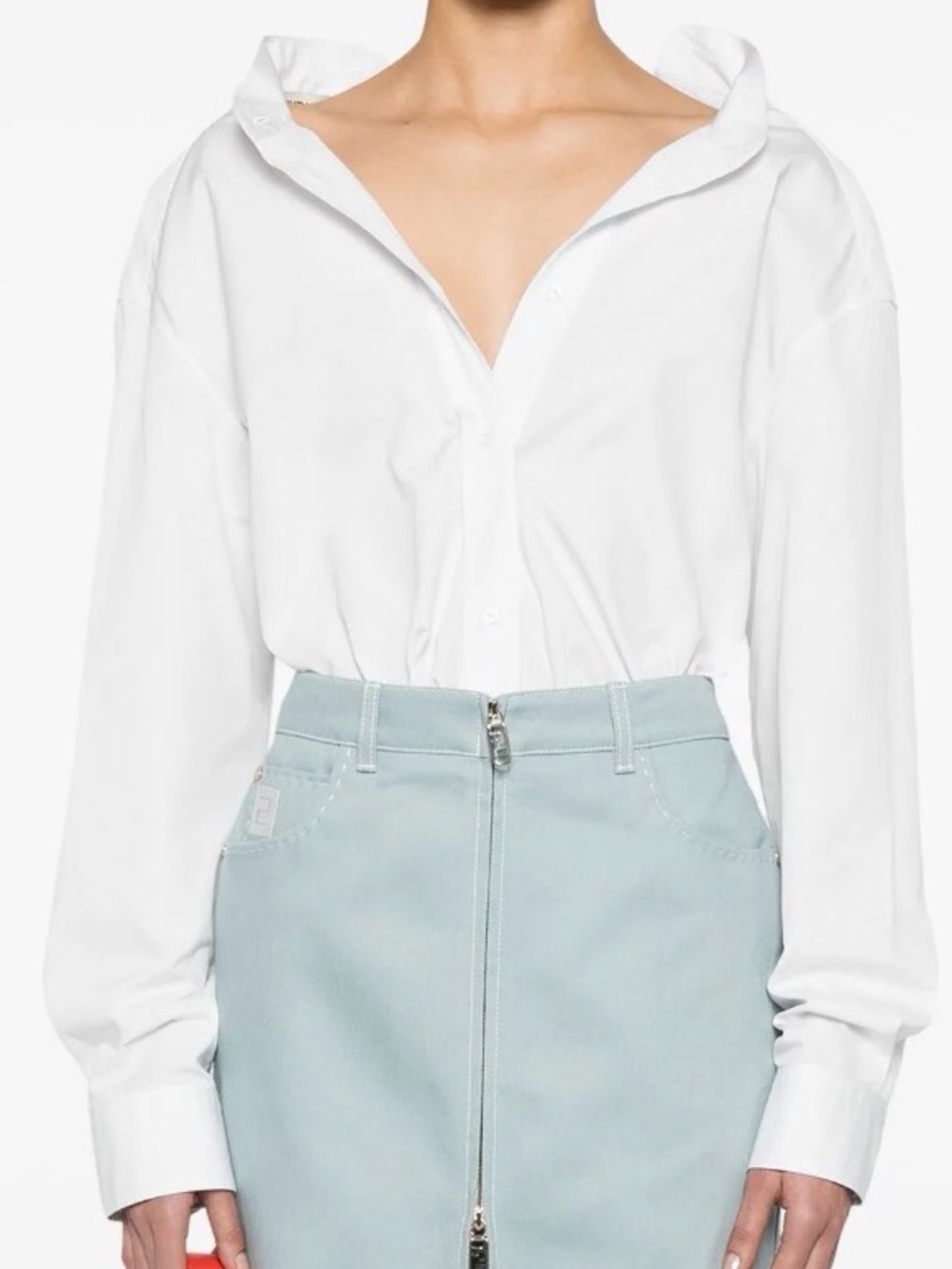 Fendi white woman shirt